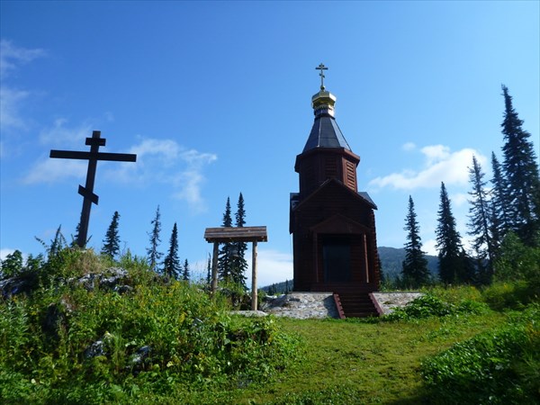 Часовня воле приюта " Снежный барс".